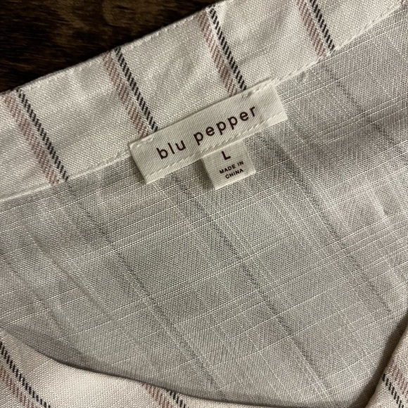 NWOT Blu Pepper 2 pc Crop Top & Skirt - Picture 2 of 5